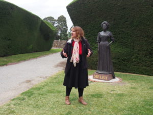 Coombe Yarra Valley, Coldstream, Guide and Statue of Dame Nellie Melba